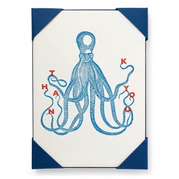 Thank you Octopus - Pack of Note Cards