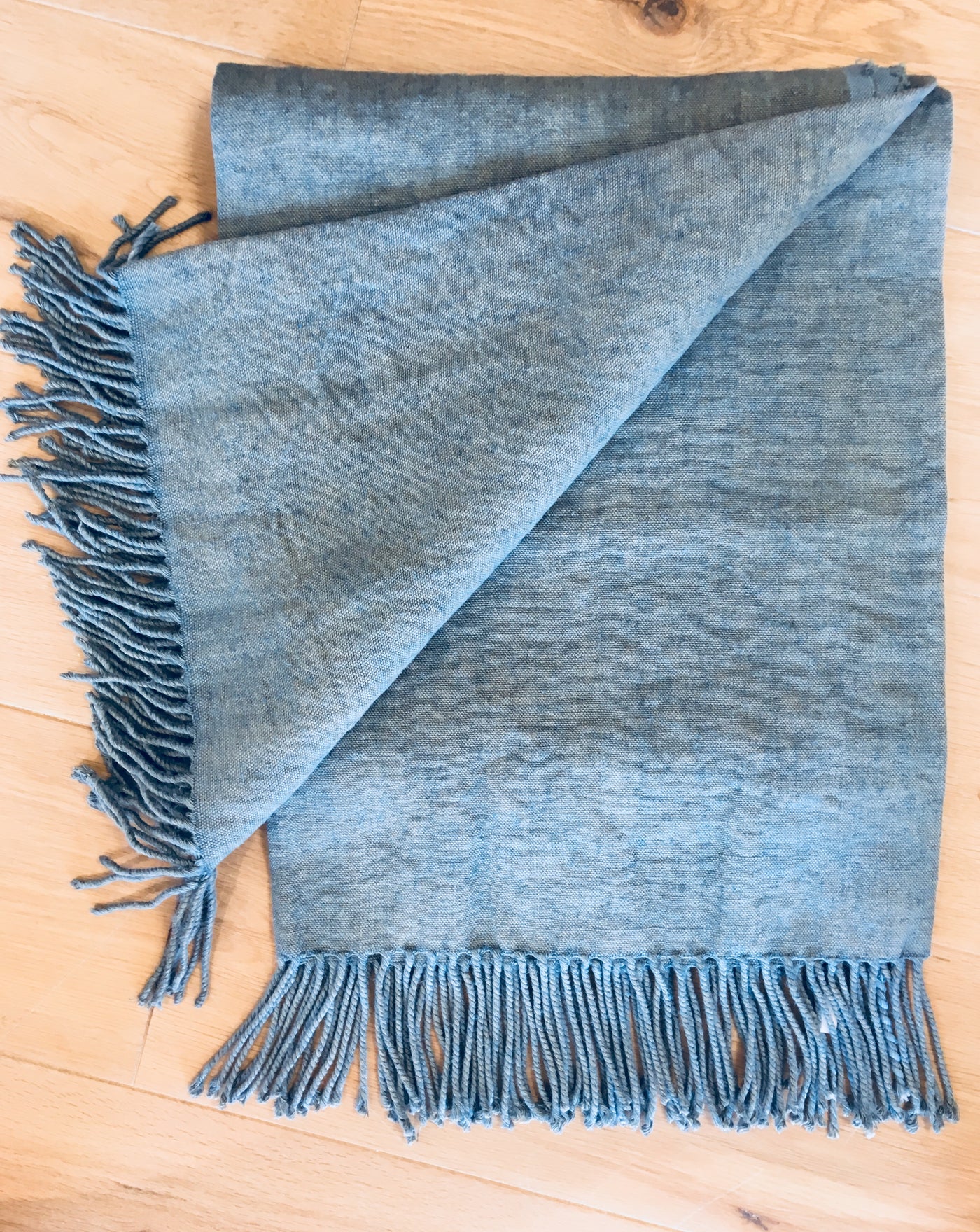 Vintage Stonewashed Linen Throw