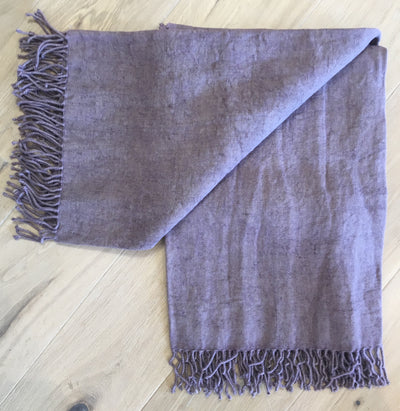 Vintage Stonewashed Linen Throw